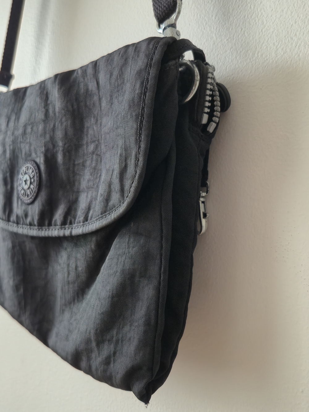 Kipling Black Crossbody Flap Bag